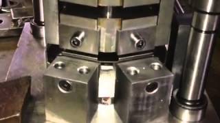 Double acting flanging die tool [upl. by Salaidh]