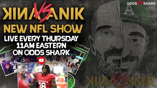 ANIK vs ANIK  NEW NFL BETTING SHOW ON OddsSharkBetting   Jon Anik vs Jason Anik LIVE Every Week [upl. by Anazus]