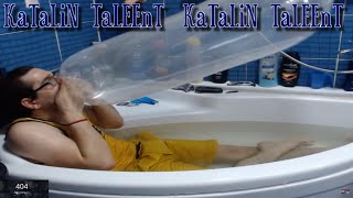 KATALIN TALENT UMFLA UN PREZERVATIV PANA EXPLODEAZA [upl. by Lacefield]