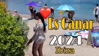 Es Canar Ibiza Es Canar BeachWalking Around Es Canar Ibiza Top Tourist DestinationSpain [upl. by Sacul]