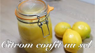 【Citron confit au sel】万能調味料塩レモンコンフィ🍋How to make lemon confitfrench pastry recipes【簡単料理】 [upl. by Suilienroc212]