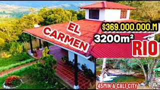 Vendo linda propiedad de 3200m² en el Carmen PARCELACIÓN segura rio chorrera y reserva natural [upl. by Edwards306]