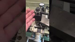 Metal lathe crossfeed hand wheel graduations machinist machining [upl. by Neilson]