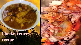 Chicken Curry Recipe  Chicken Recipe Easy  Simple Chicken Curry Recipe  Chicken Curry Bangla [upl. by Assirrak]