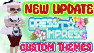 NEW UPDATE BUYING CUSTOM THEMES 5 DRESS CODES IMPRESS DRESS ROBLOX FASHION [upl. by Aimek969]