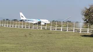 HSPPF land and Take off at Sukhothai Airport THS [upl. by Airla]