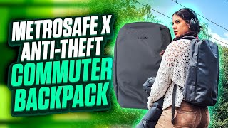 Pacsafe Metrosafe X AntiTheft 16Inch Commuter Backpack Review TOTALLY HONEST 2024 [upl. by Aisercal]