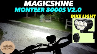 Magicshine Monteer 8000S V20 Bike Light  Review [upl. by Racklin]