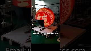 LED ball screen displayledscreendisplay customizedleddisplay LED Spherical display [upl. by Milurd]