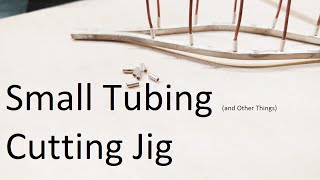 Small Tube Cutting Jig for Jewelry or Bolts Dowels Wire [upl. by Kries]