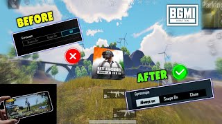 Bgmi Pubg Gyroscope Not supported Problem in Android Devices  How To enable Gyroscope in Pubg Bgmi [upl. by Dalston]