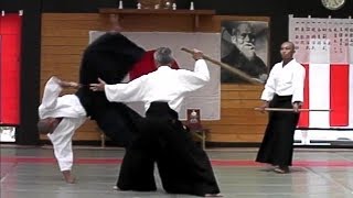 Aikido Iwama Style  Shihan Inagaki Sensei 合気道 岩間 [upl. by Mosra]