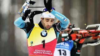 MARTIN FOURCADE  MASSSTART KONTIOLAHTI 2018 [upl. by Thessa]