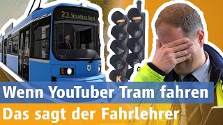 Fahrlehrer reagiert auf Palutens Trambahnfahrt durch München [upl. by Allez399]