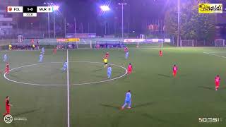 Campionato Sammarinese 202425 9 giornata  HL FolgoreMurata 10 [upl. by Lladnik268]