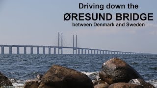 Driving down the Øresund Bridge between Denmark and Sweden [upl. by Dael]