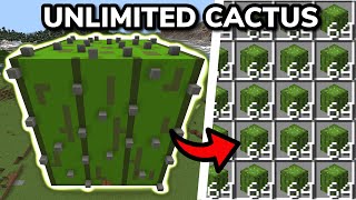 MAKING THE ULTIMATE CACTUS FARM in Minecraft Bedrock Survival Ep 39 [upl. by Drofxer125]