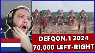 DEFQON 1 2024 LEFTRIGHT POWER HOUR CROWD CONTROL DUTCH EARTHQUAKE NETHERLANDS [upl. by Ahsinav]