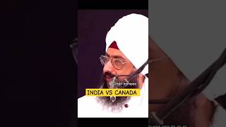 India vs Canada। Bhai Ranjit Singh Dhadrianwale [upl. by Neimad538]