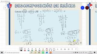 DESCOMPOSICIÓN DE RAÍCES ENÉSIMAS [upl. by Thetes]