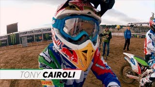 GoPro Tony Cairoli MX of Nations Qualifying Moto Lap [upl. by Tove719]