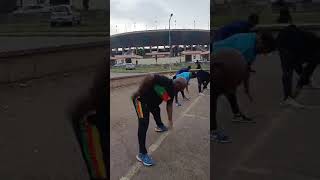 Sport populaire au stade omnisports de Yaoundé [upl. by Ruhtra]