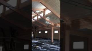 A look Around New Energy Works Cross Laminated Timber Building [upl. by Abocaj]