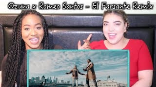 Ozuna x Romeo Santos  El Farsante Remix  REACTION [upl. by Akcirahs]