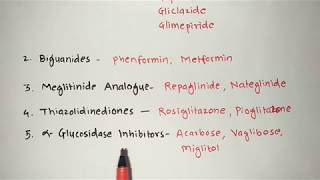 ANTIDIABETICS DRUGS CLASSIFICATION WITH TRICKS  RRB  GPAT  ESIC  NIPER  DI  Vikas Bopinwar [upl. by Engapmahc]