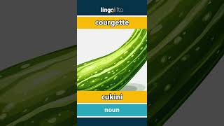 🇬🇧🇵🇱 courgette  cukini  vocabulary builder  learn English  Uczmy się angielskiego [upl. by Mungo305]