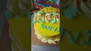 cake makervideo videoviral videocake designcake loverjail cake mango flavour 🥭 [upl. by Namia]