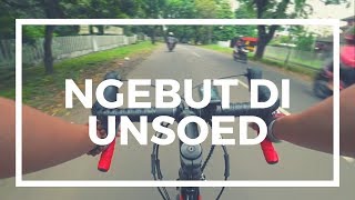 Jalan Jalan di Kampus Unsoed Purwokerto pakai Polygon Strattos S2  Road Bike Cycling Vlog [upl. by Nolyaj]