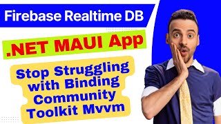 List Binding with CommunityToolkit Mvvm in NET MAUI with Firebase db [upl. by Ayotnom]