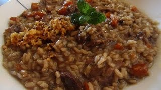 ARROZ MELOSO CON CARRILLADA IBERICA [upl. by Truc477]