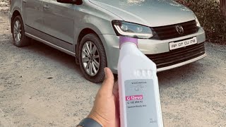 Replacing the old coolant with oem Volkswagen G12 evo coolant [upl. by Chud]