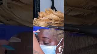 Blonde Short Cut for black women [upl. by Odranar]