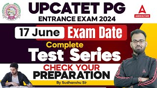 UPCATET PG Entrance Exam 2024  UPCATET PG Test Series amp Preparation  By Sudhanshu Sir [upl. by Amlev]