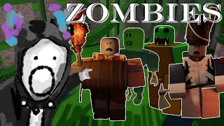 Playing Roblox ZOMBIE GAMES LIVE Stream Week Day 1 [upl. by Enwad264]