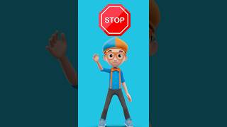 STOP Do the BLIPPI WIGGLE Dance Break Time blippi shorts [upl. by Enniroc]