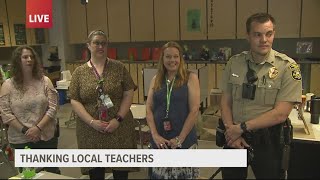 North Salem Elementary teachers earn Hersheypark tickets for service to students [upl. by Germain]