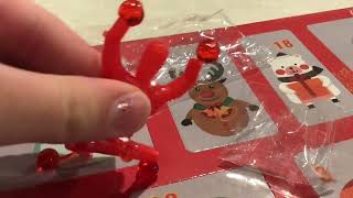 Opening fidget advent calendar day 1 video adventcalendar fidgets fidgetadventcalendar [upl. by Llessur]