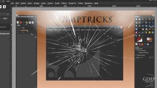 Screen Shot Cracked Screen Prank  GIMP tutorial [upl. by Nyrrek281]