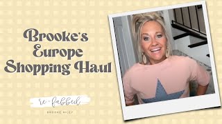 Brookes Europe Shopping Haul [upl. by Yhcir743]