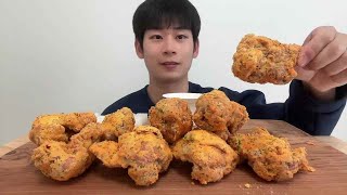 ASMR 뿌링클 수혈 BHC 뿌링클 치킨 먹방🧀 Bburingkle Chicken MUKBANG [upl. by Healey]