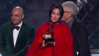 Kacey Musgraves Wins Album Of The Year  2019 GRAMMYs Acceptance Speech [upl. by Tani]