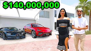 Meet BILLIONAIRE GIRLS of Dubai  140 million Mansion Tour [upl. by Ehr623]