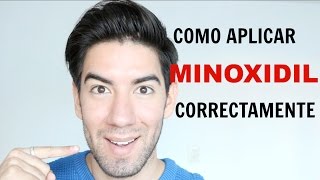 COMO APLICAR MINOXIDIL CORRECTAMENTE PARA CRECER LA BARBA  JM Montaño [upl. by Behlke]