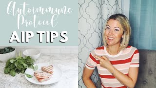 AUTOIMMUNE PROTOCOL AIP TIPS  Autoimmune Diet Tips [upl. by Guthry]