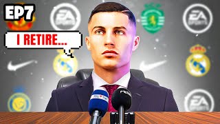 CRISTIANO RONALDO RETIRES 😢🐐  eFOOTBALL Master League NextGen EP7 [upl. by Yenar]