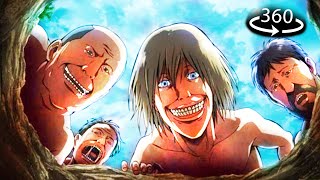 360° Attack on Titan HIDE amp SEEK [upl. by Ahseila981]